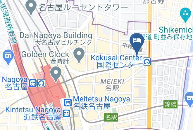 Nagoya City Nakamura Ward - Sanco Inn Grande Nagoya Maps
