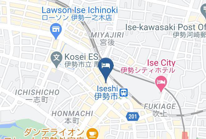Ise City - Sanco Inn Ise Ekimae Maps