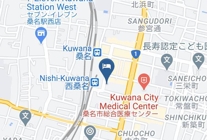 Sanco Inn Kuwana Station Map