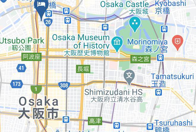 Osaka City Chuo Ward - Sanco Inn Osaka Yodoyabashi Maps
