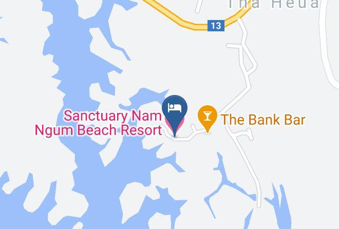 Sanctuary Nam Ngum Beach Resort Map