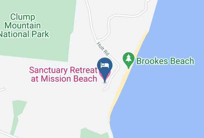 Cassowary Coast - Sanctuary Retreat At Mission Beach Maps