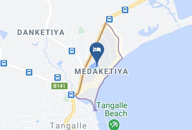 Galle - Sand Bank Hotel & Restaurant Maps
