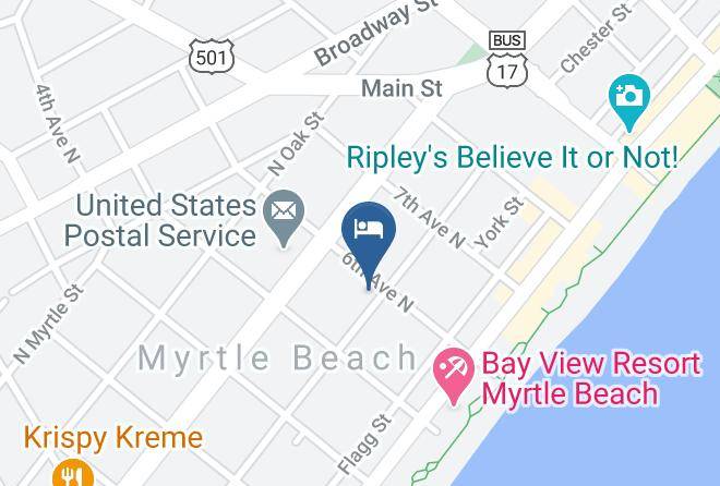 Sand Dollar Motel Map