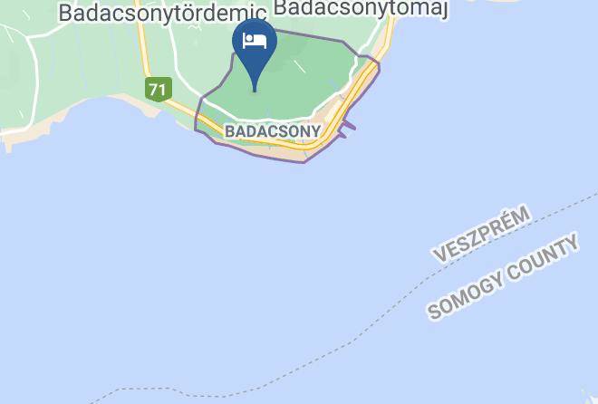 Badacsonytomaj - Sandahl Rezidencia Maps