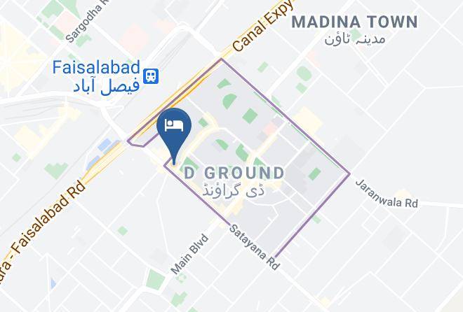 Islamabad - Sandal Bar Hotel Maps