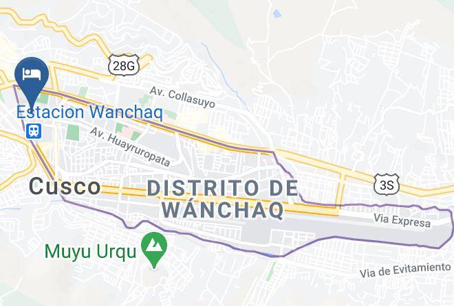 Wanchaq - Sandals Hospedaje Maps