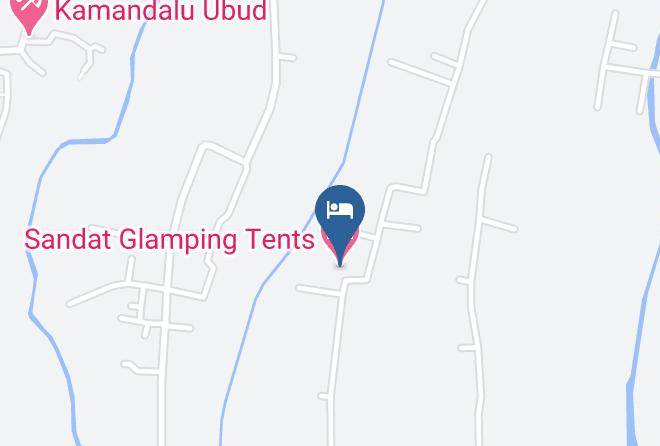 Gianyar Regency - Sandat Glamping Tents Maps