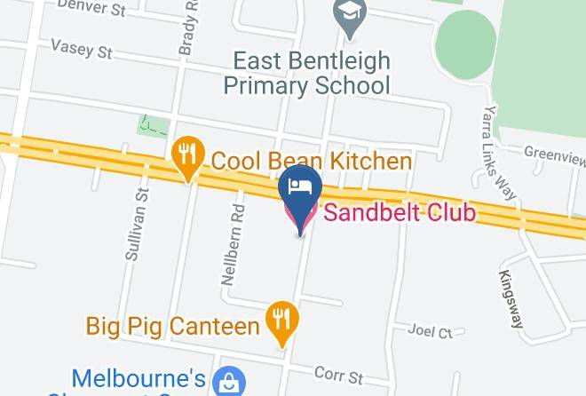 Kingston - Sandbelt Club Hotel Maps