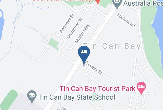 Gympie - Sandcastle Motel Tin Can Bay Queensland Maps