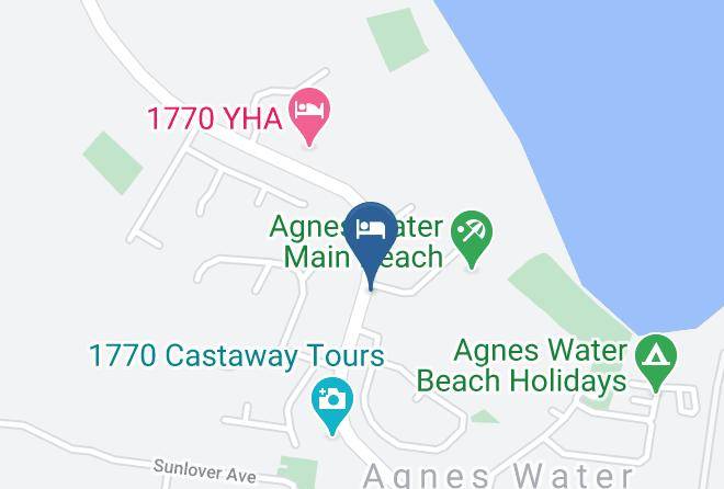 Gladstone - Sandcastles 1770 Motel & Resort Maps