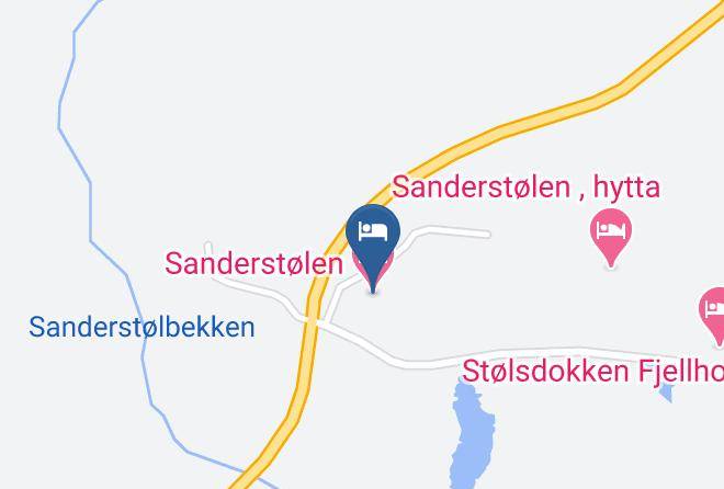 Sanderstolen Hotel Map