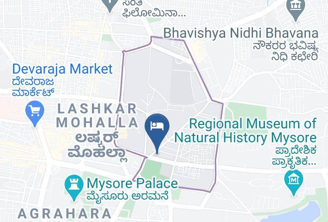 Mysore - Hotel Sandesh The Prince Maps