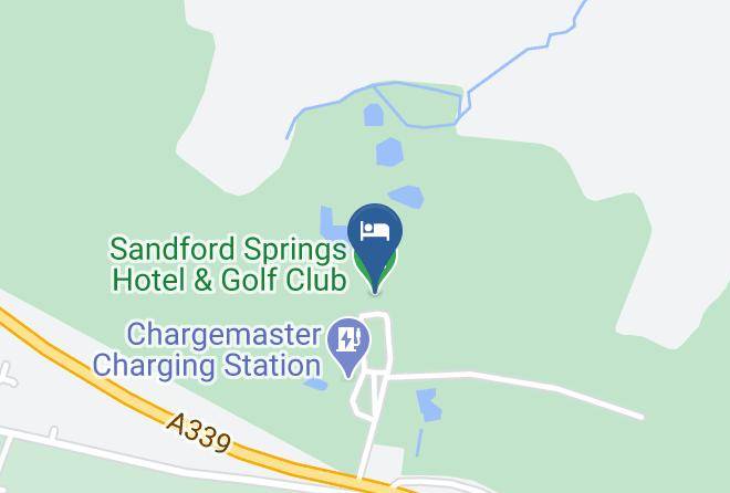 Hants - Sandford Springs Hotel & Golf Club Maps