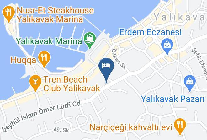 Bodrum - Sandima Butik Otel Maps