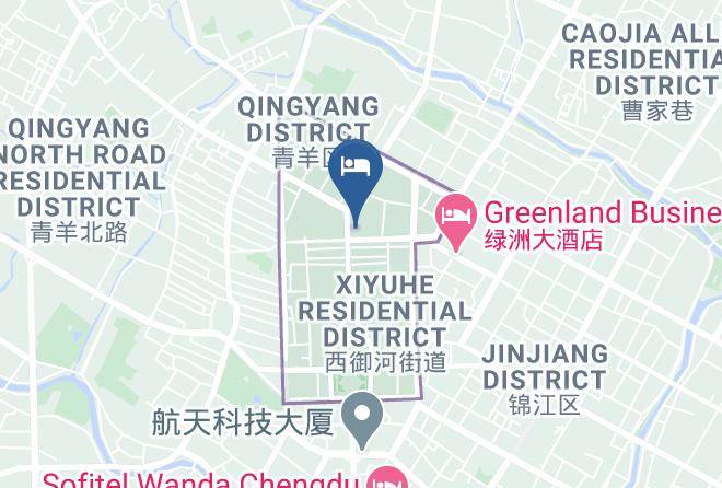 Chengdu - Sanding Holiday Hotel Maps