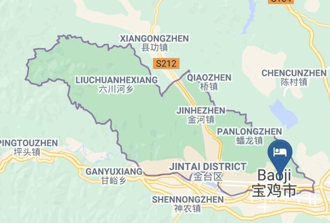 Baoji - Sandipeisi Hotel Maps