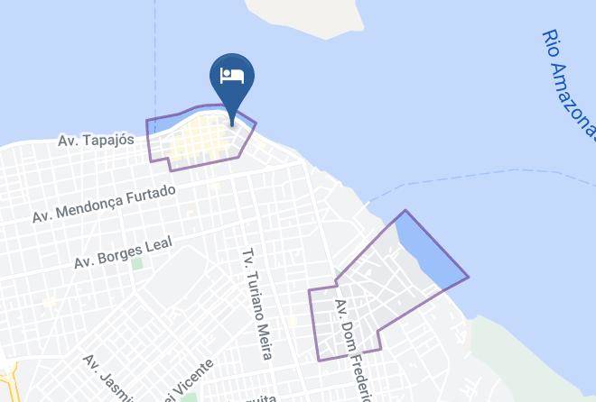 Santarem - Sandis Mirante Hotel Maps