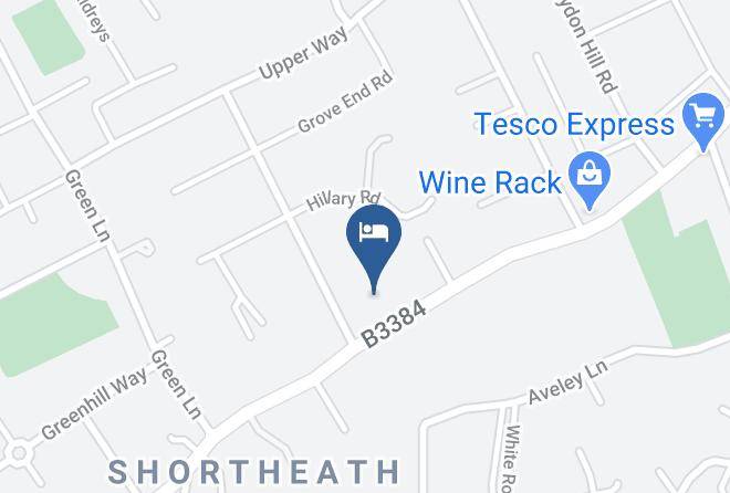 Surrey - Sandiway Bed And Breakfast Maps