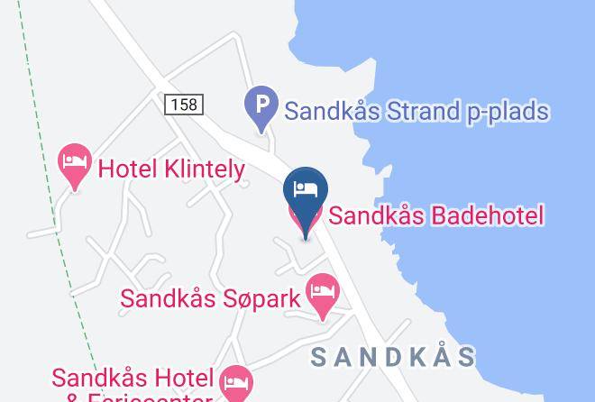 Bornholm - Sandkas Badehotel Maps