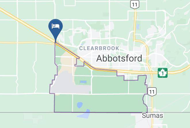 Fraser Valley - Sandman Hotel Abbotsford Airport Maps