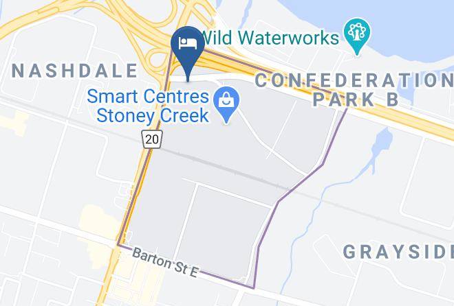 Hamilton - Sandman Hotel Hamilton Maps