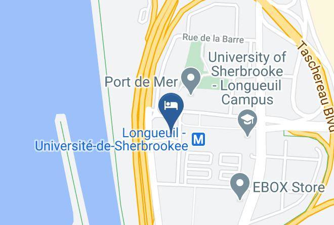 Longueuil - Sandman Hotel Montreal Longueuil Maps