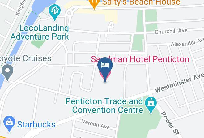 Okanagan Similkameen - Sandman Hotel Penticton Maps