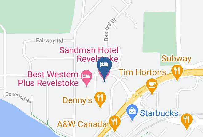 Columbia Shuswap - Sandman Hotel Revelstoke Maps