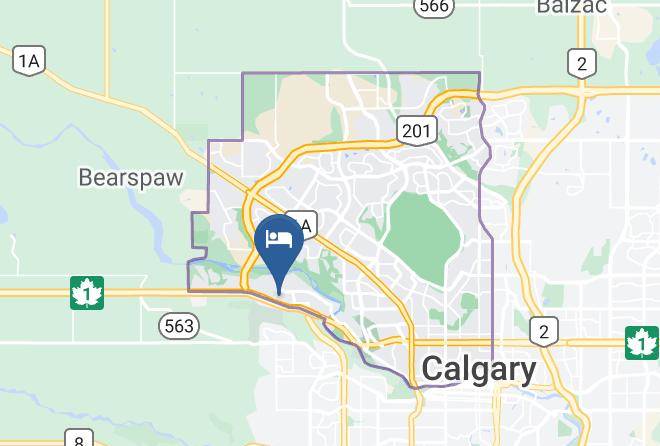 Division 6 - Sandman Hotel & Suites Calgary West Maps