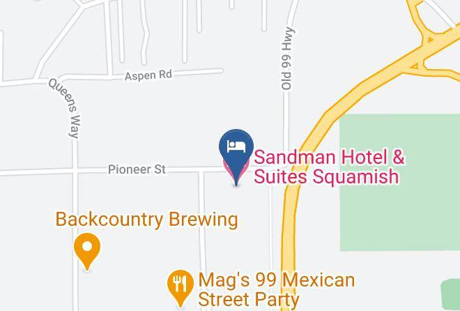Squamish Lillooet - Sandman Hotel & Suites Squamish Maps