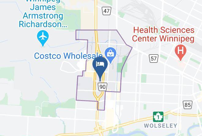 Division 11 - Sandman Hotel & Suites Winnipeg Airport Maps