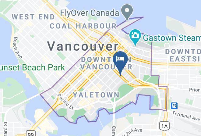 Greater Vancouver - Sandman Hotel Vancouver Downtown Maps