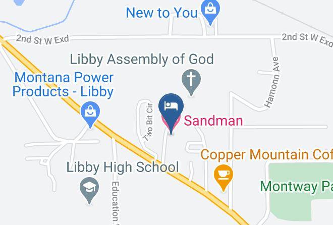 Lincoln - Sandman Motel Maps