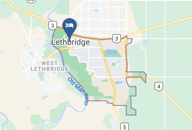 Sandman Signature Lethbridge Lodge Map - Alberta - Division 2