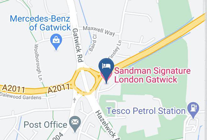 West Sussex - Sandman Signature London Gatwick Hotel Maps