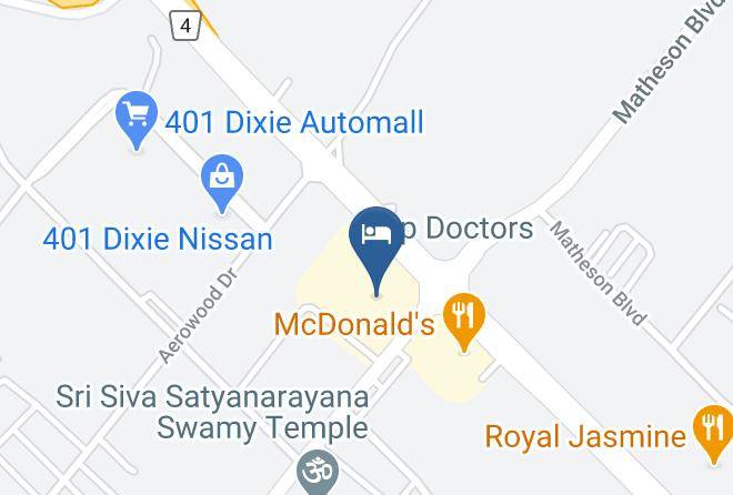 Sandman Signature Mississauga Hotel Map