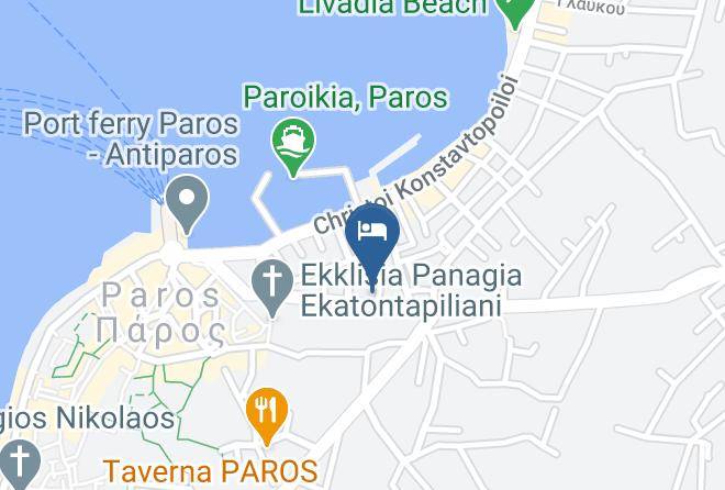 Paros - Sandom Hotel Maps