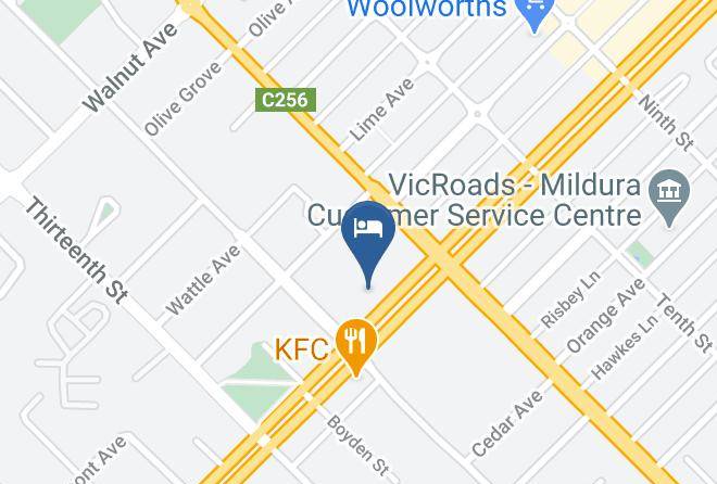 Mildura - Sandors Motor Inn Maps