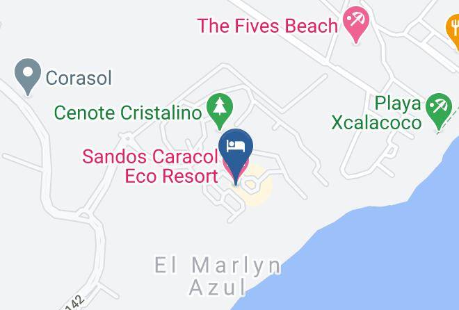 Solidaridad - Sandos Caracol Eco Resort Maps
