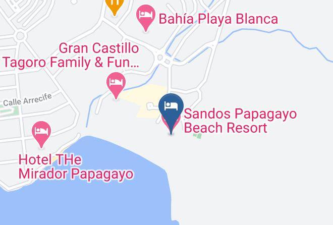 Las Palmas - Sandos Papagayo Beach Resort Maps