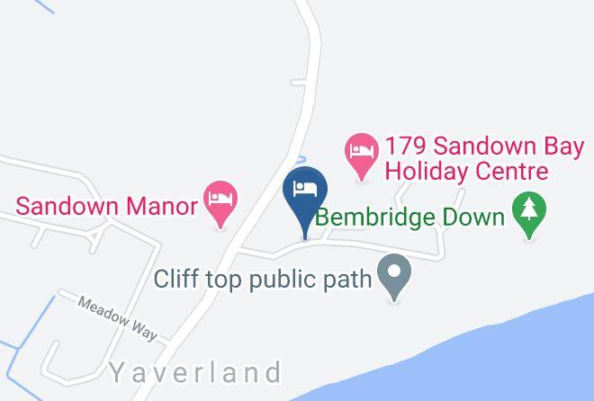 Sandown Bay Holiday Park Map