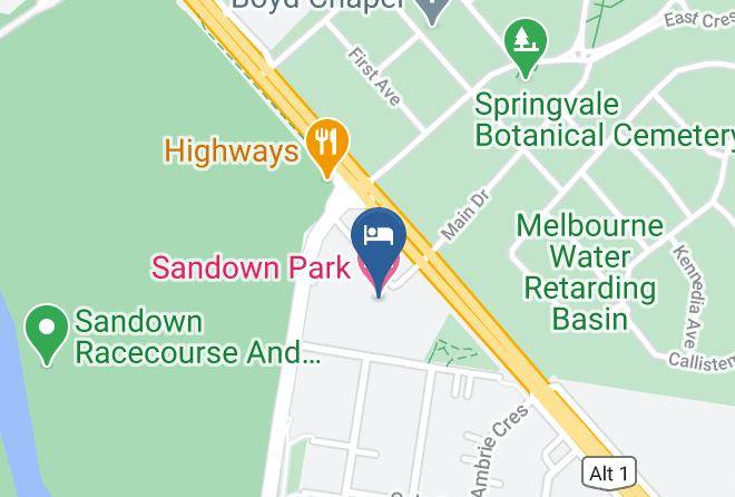 Sandown Park Hotel Map