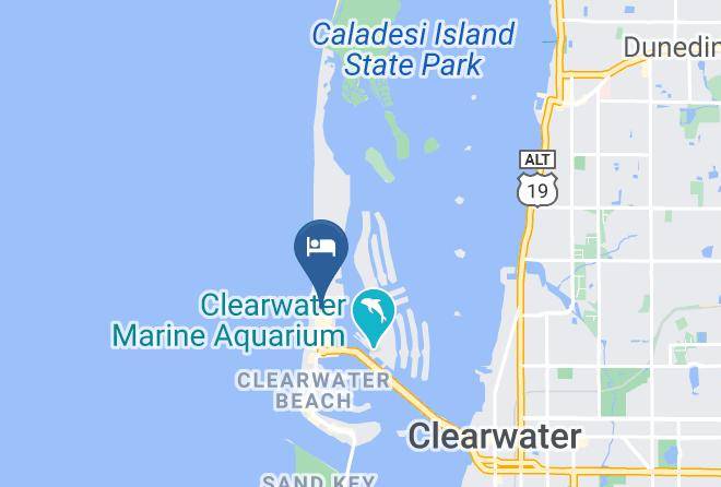 Pinellas - Sandpearl Resort Maps