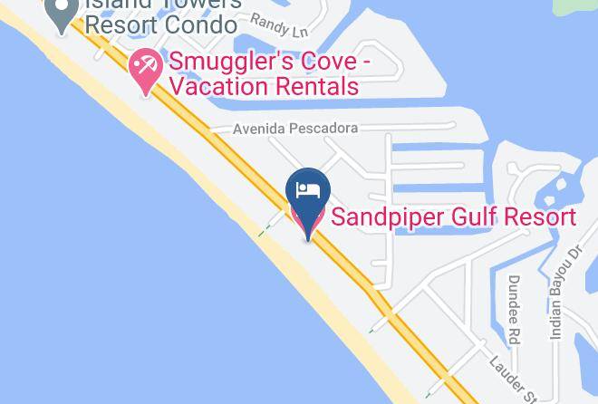 Sandpiper Gulf Resort Map