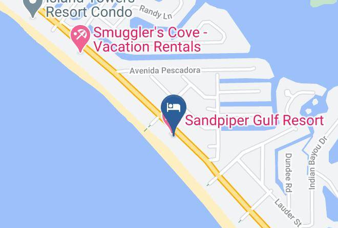 Sandpiper Gulf Resort I Condominium Association Inc Map