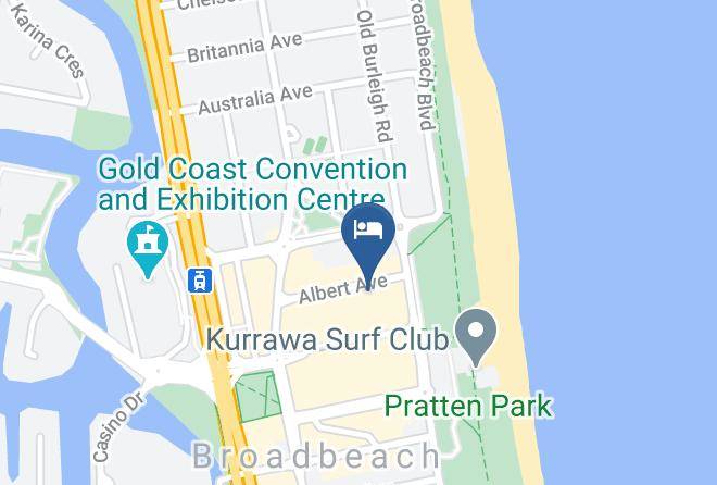 Gold Coast - Pacific Resort Broadbeach Maps
