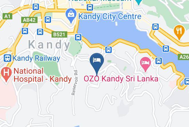 Kandy - Sandriana Lake View Maps