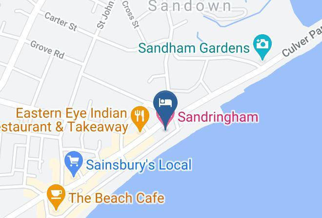 Isle Of Wight - Sandringham Hotel Maps