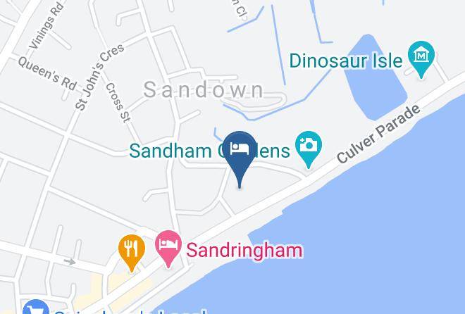 Isle Of Wight - Sands Hotel Maps